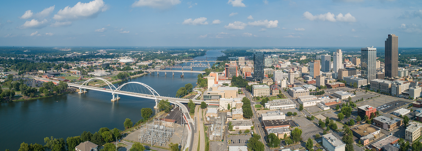 Little Rock Arkansas Skyline
