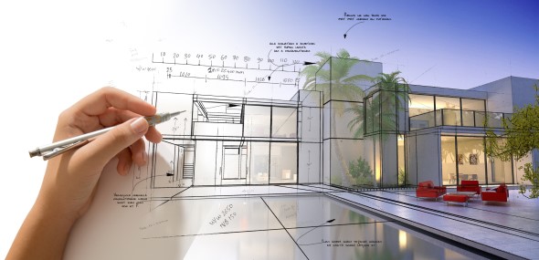 architecture and design industry hand