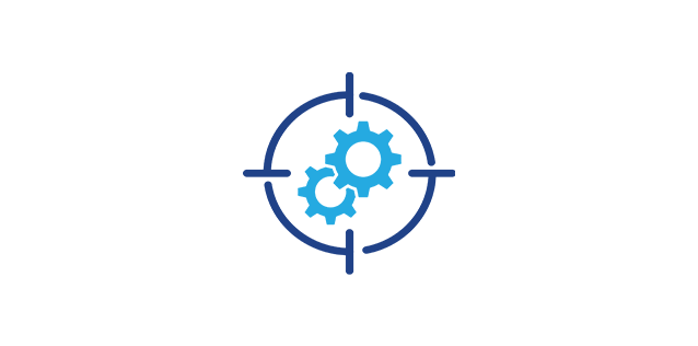 An icon showing a target.
